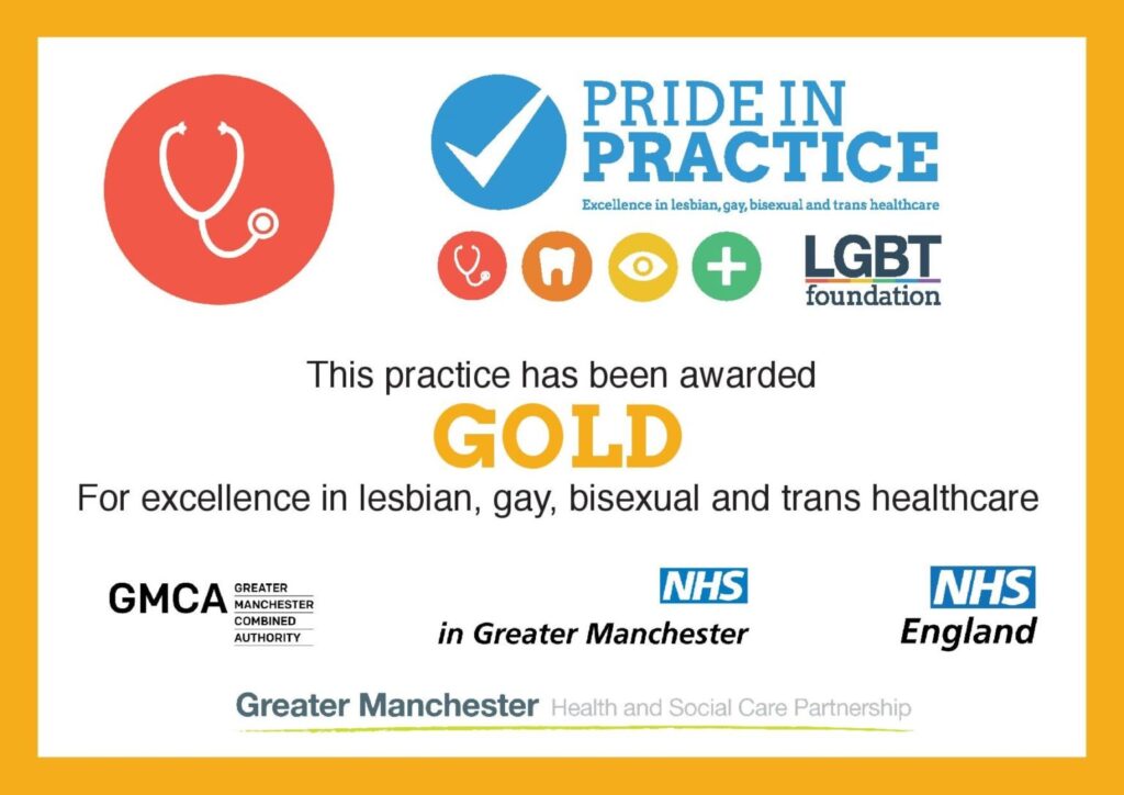 pride in practice gold award